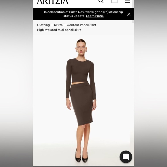 ARITZIA Babaton Rich Mocha Brown Set - Picture 3 of 8